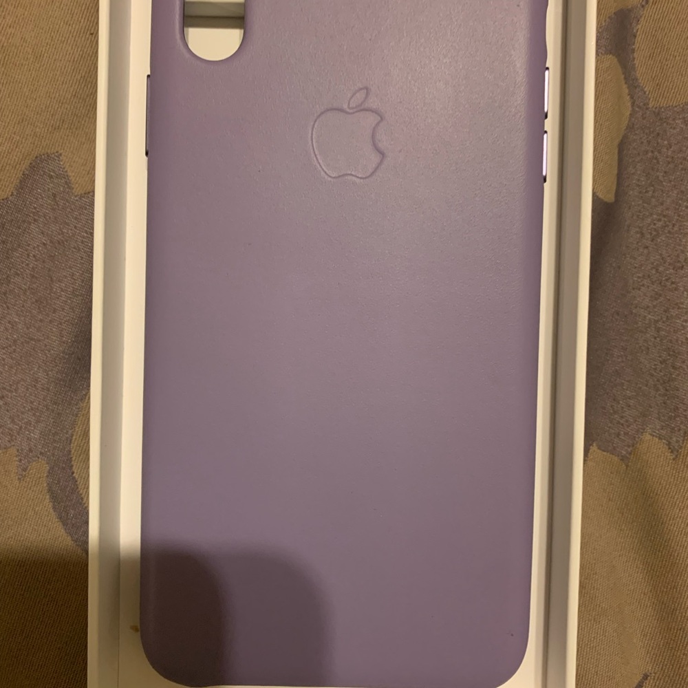 Apple Purple Silicone Case for iPhone